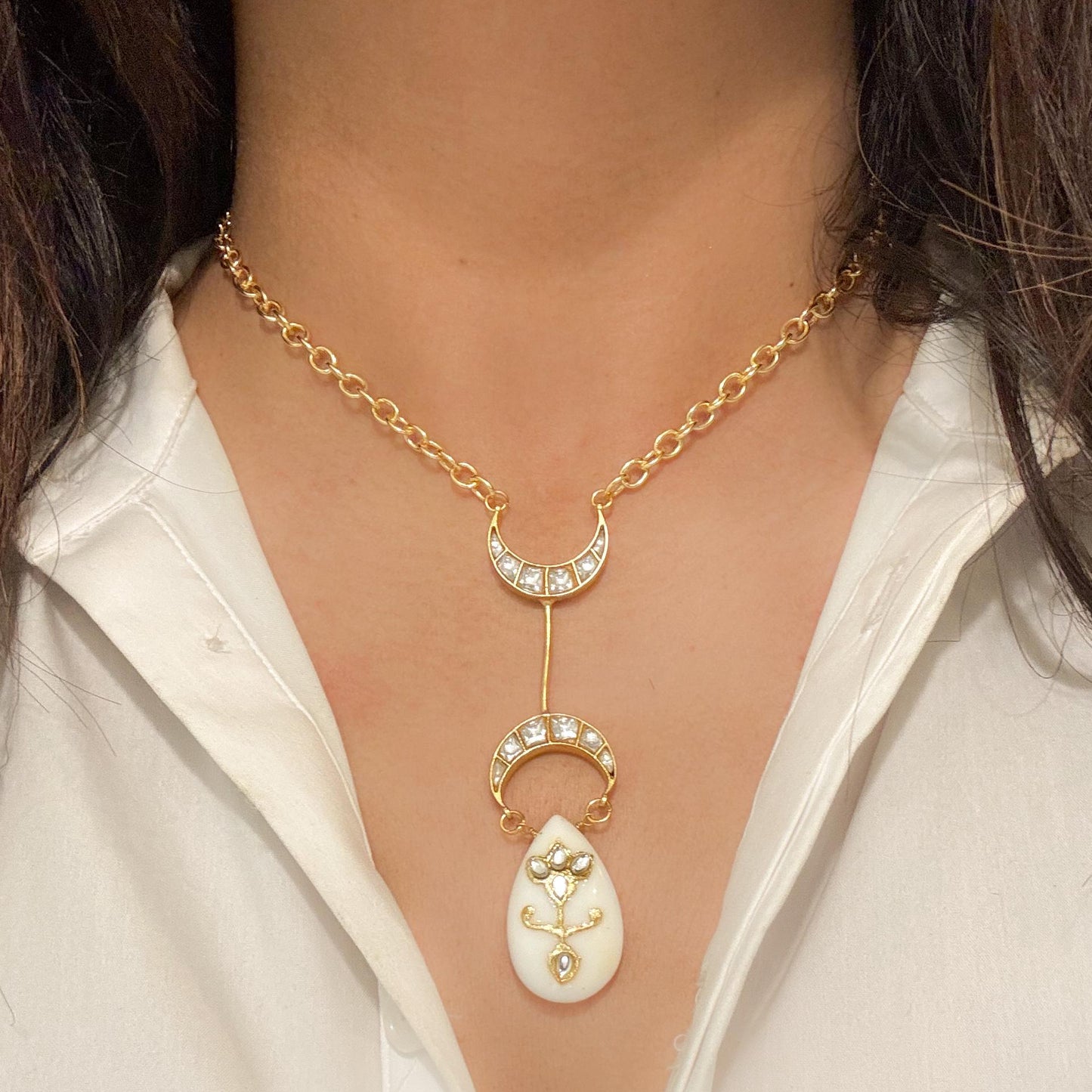 Anjali Contemporary Jadau Kundan Necklace