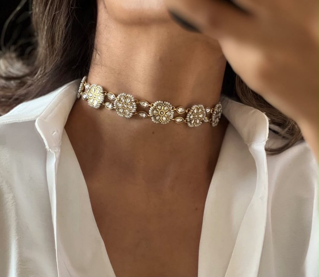 Natasha Kundan Choker Set