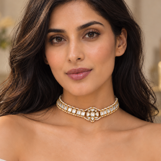 Anupma Jadau Kundan Choker Set