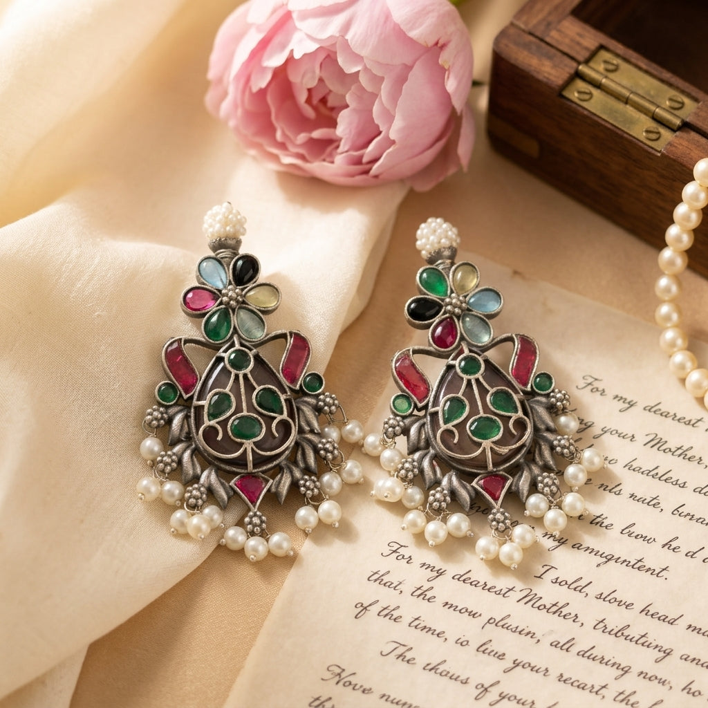 Lara Fusion Earrings -Multi