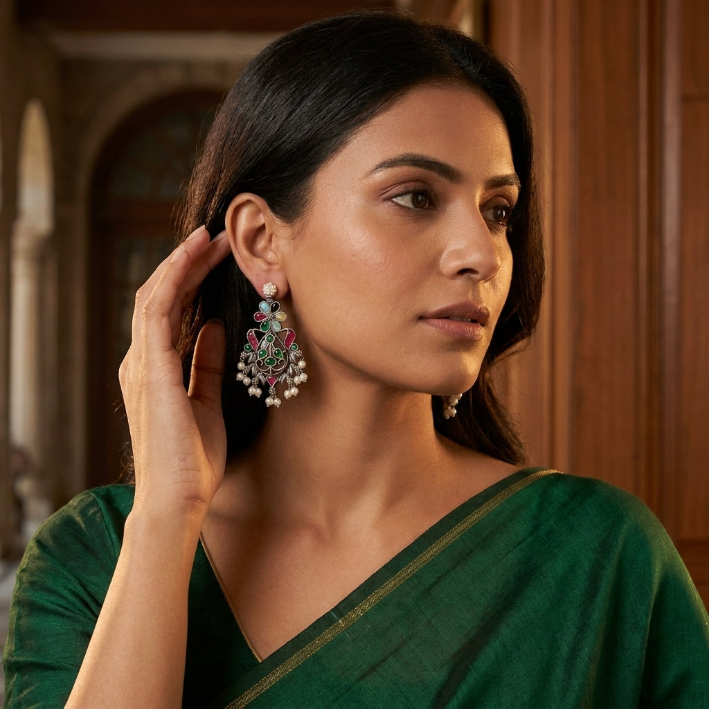 Lara Fusion Earrings -Multi