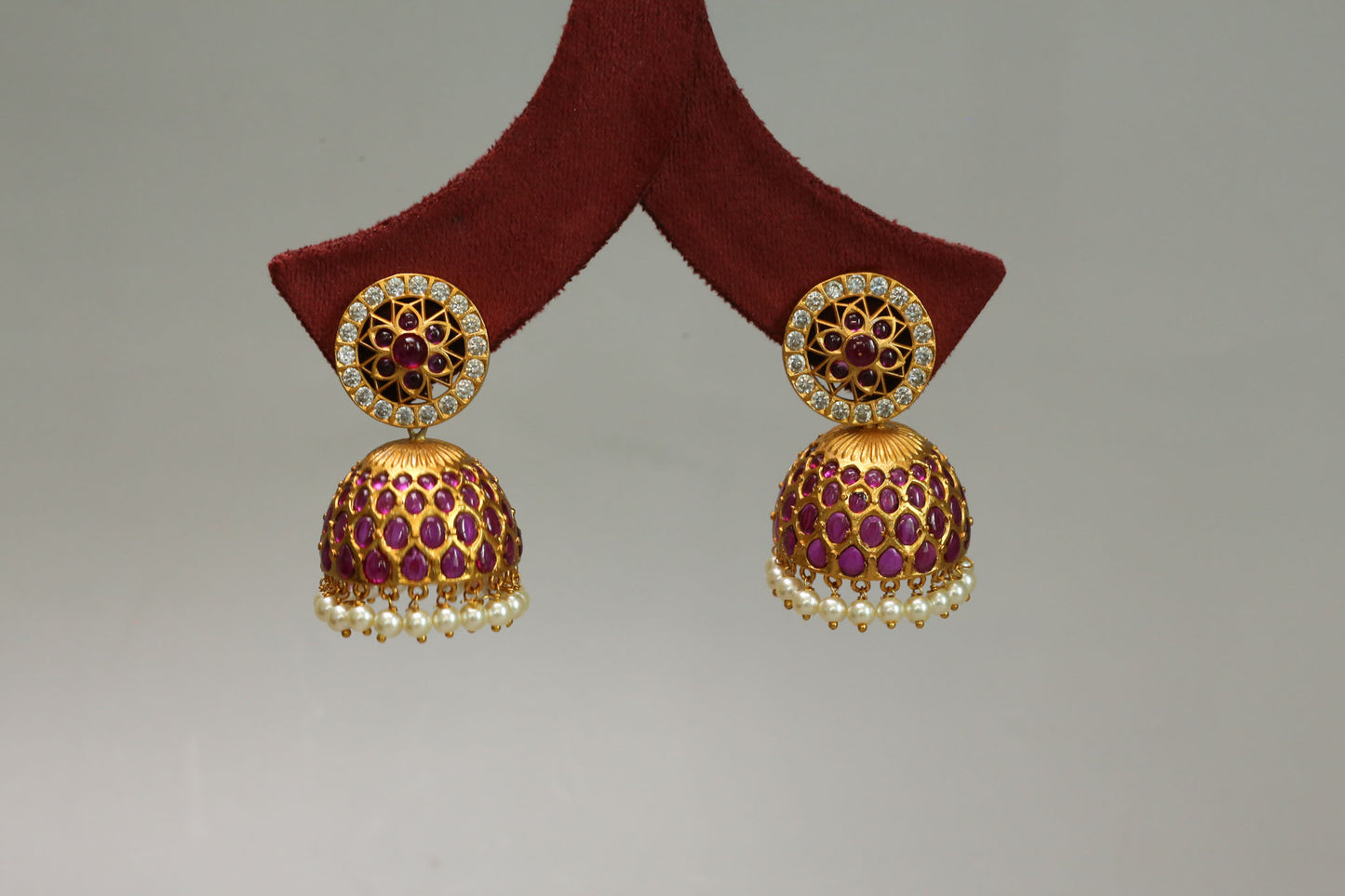 Suhasini Kemp Stones Jhumka
