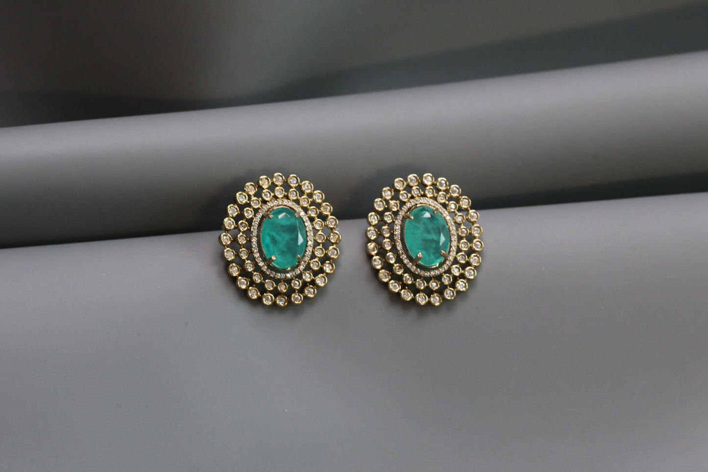Sugar Stone Studs - Green