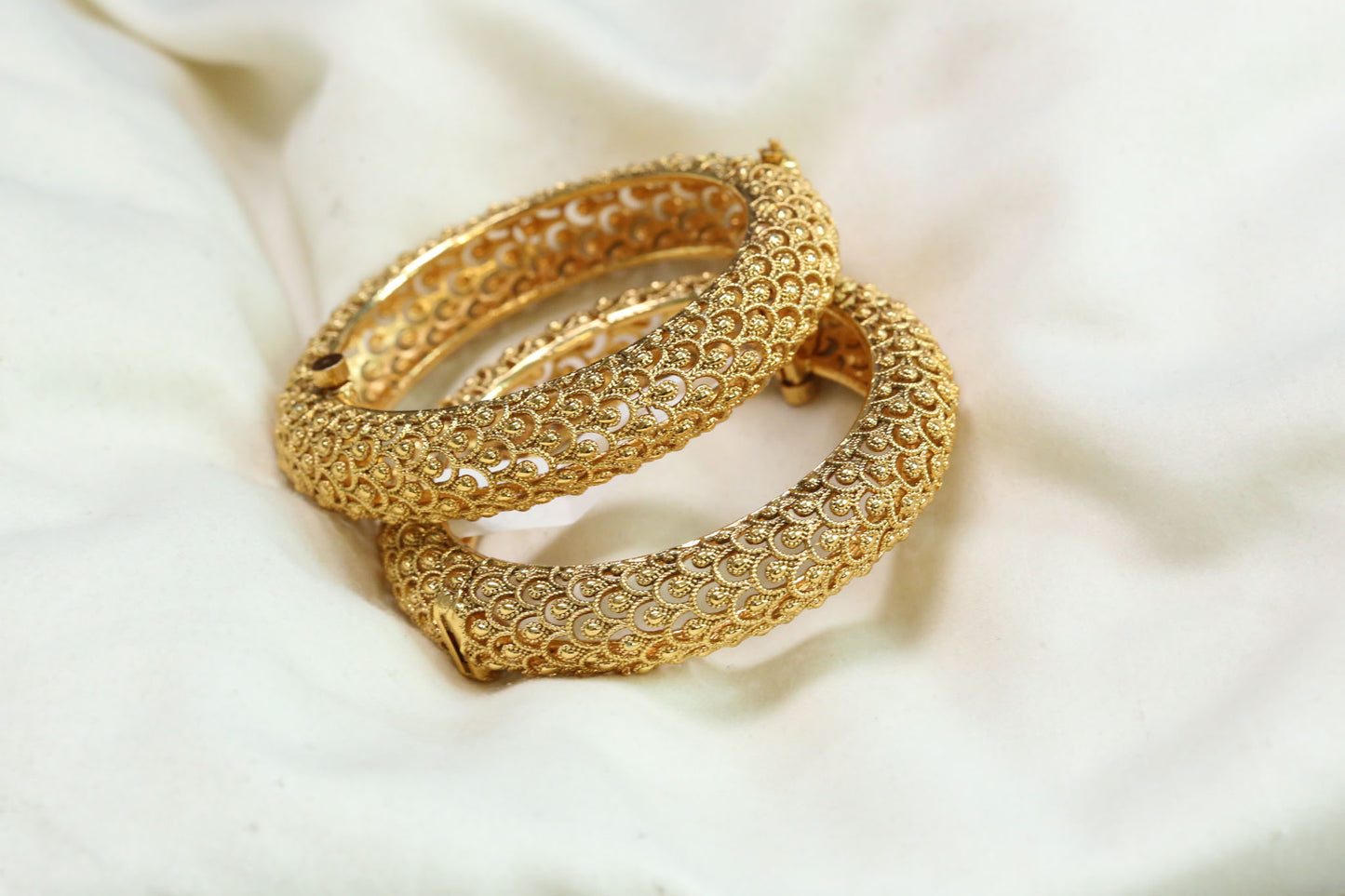 Gold Plated Bangles (Openable 2.4)