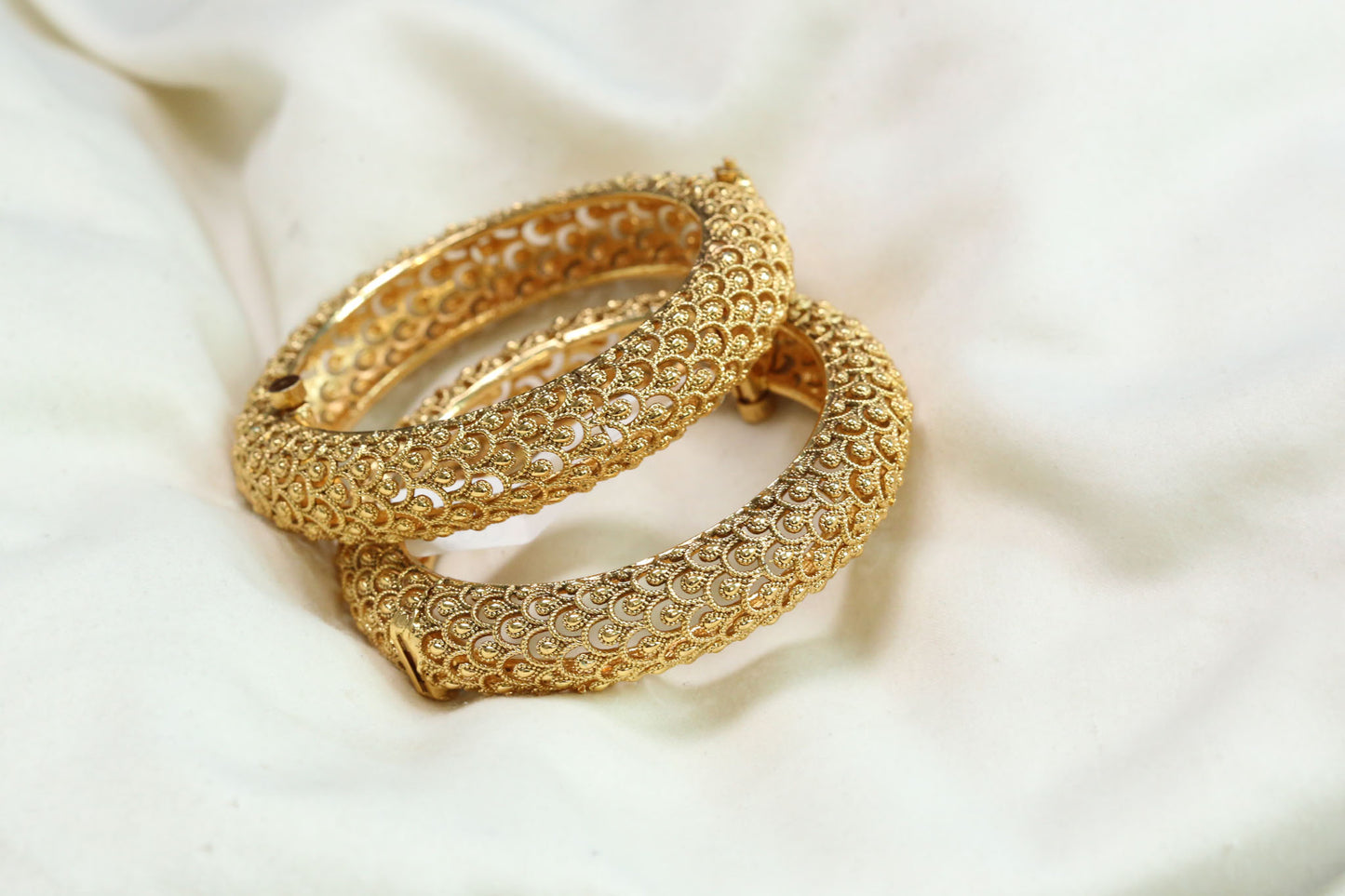Gold Plated Bangles (Openable 2.4)