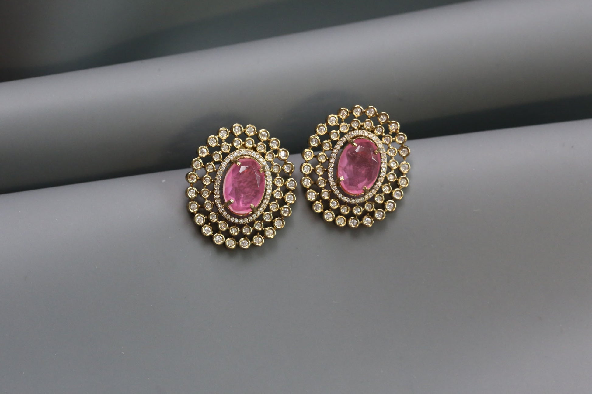 Sugar Stone Studs - Pink