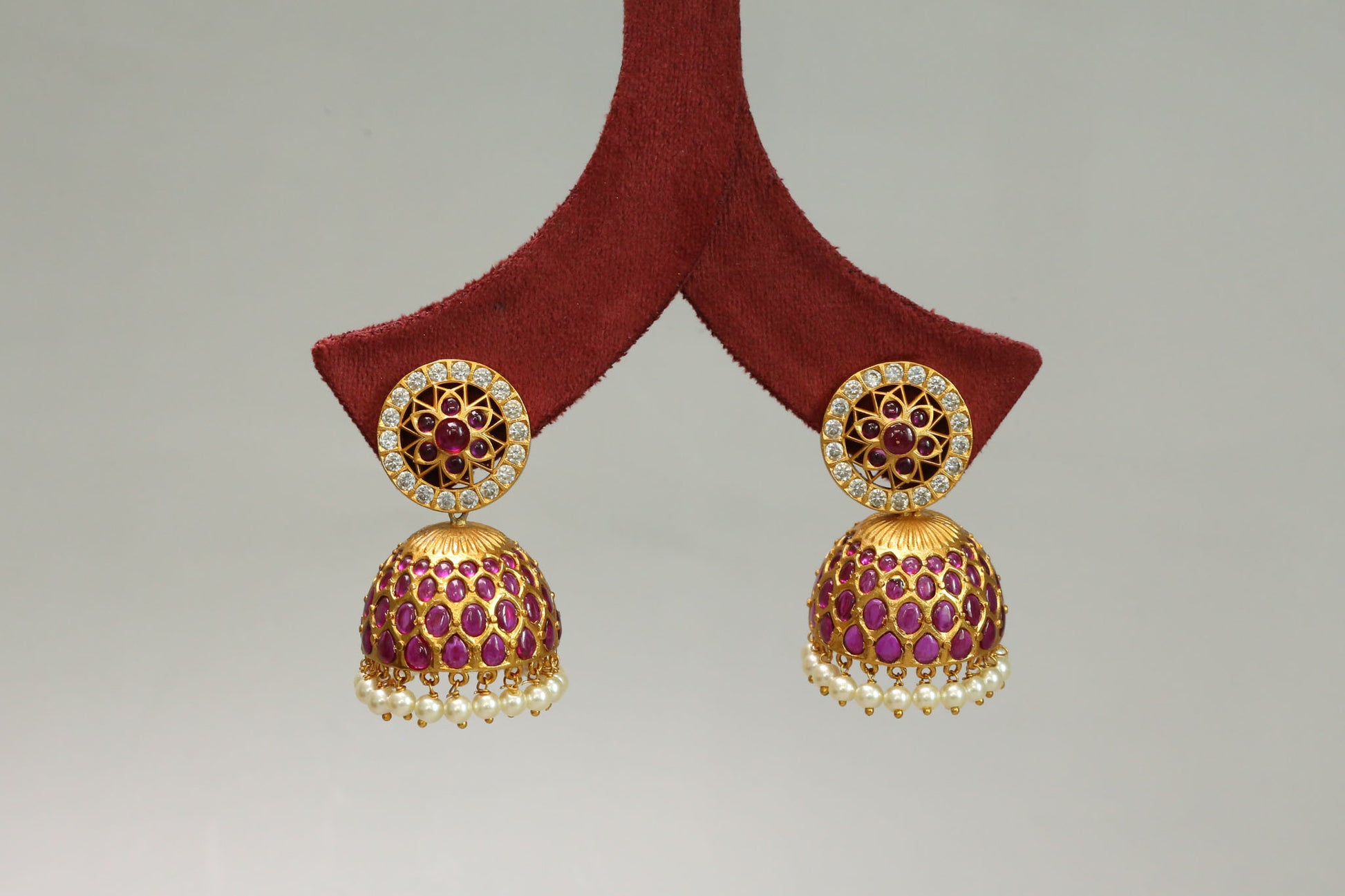 Suhasini Kemp Stones Jhumka