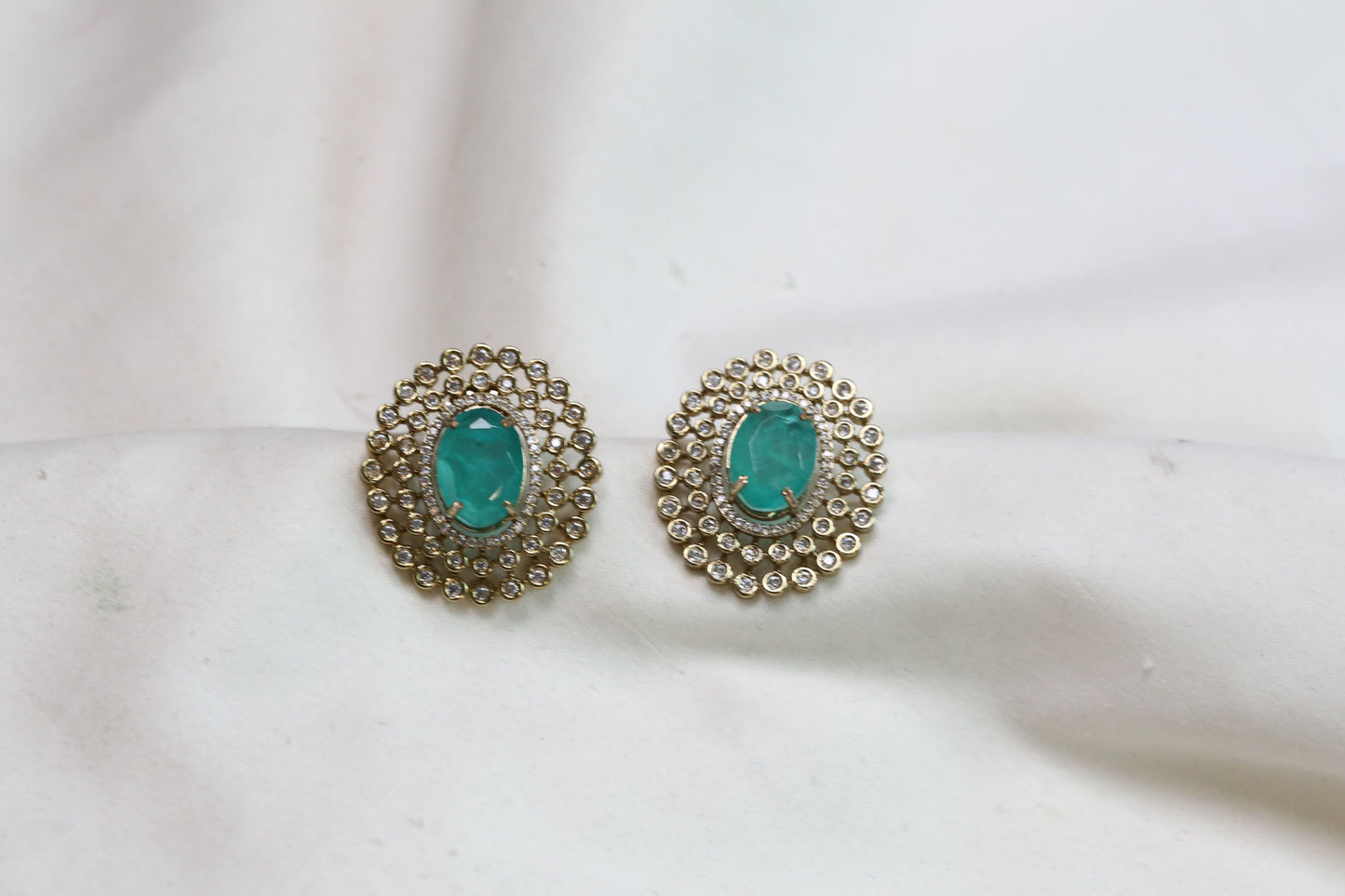 Sugar Stone Studs - Green