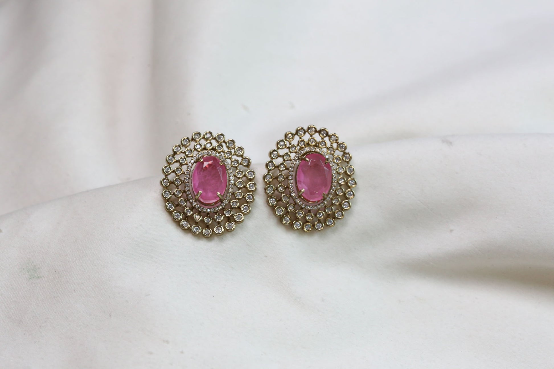 Sugar Stone Studs - Pink