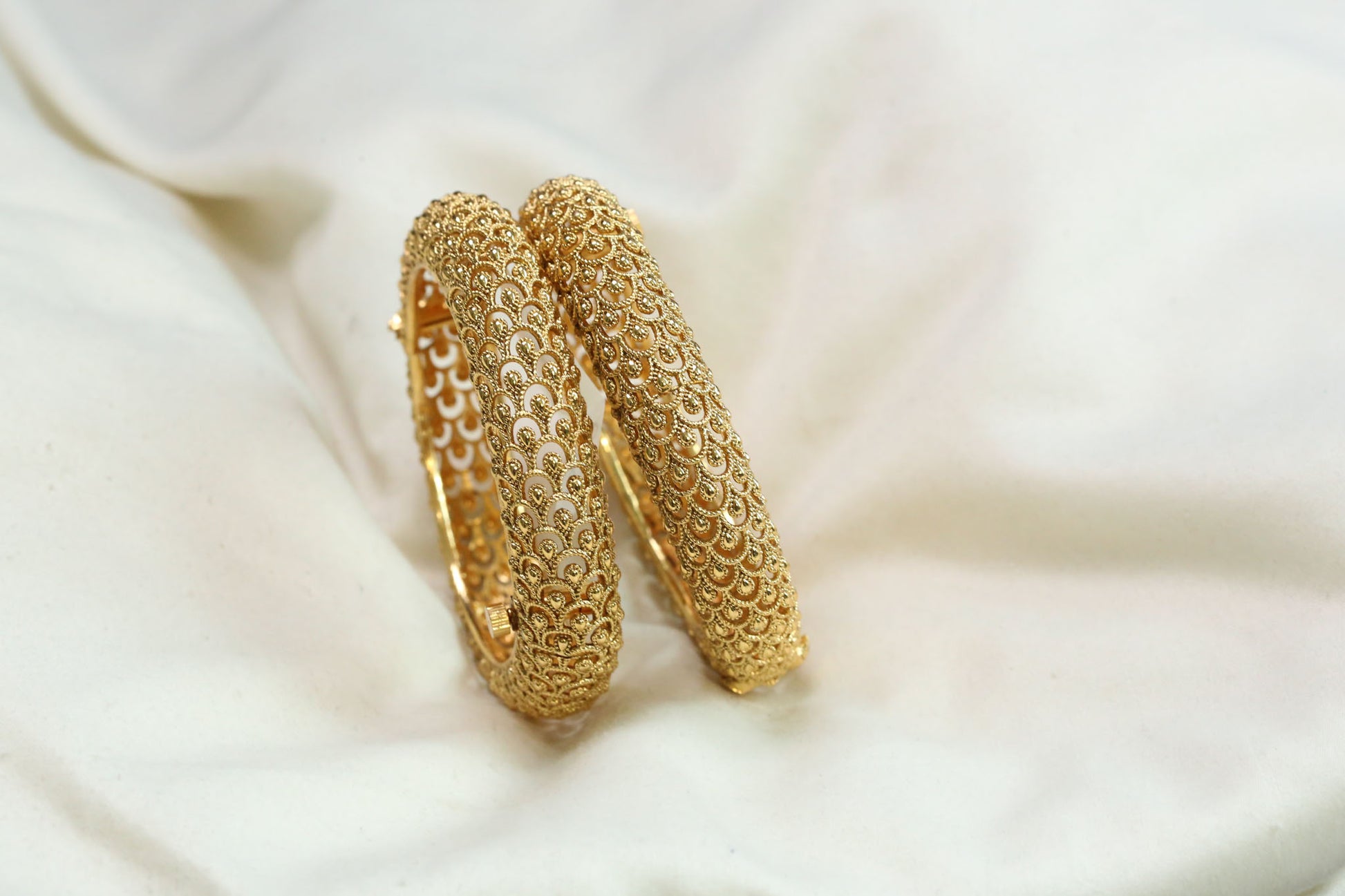 Gold Plated Bangles (Openable 2.4)