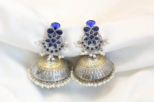 Dual Tone Jhumka - ABJO3 - 01