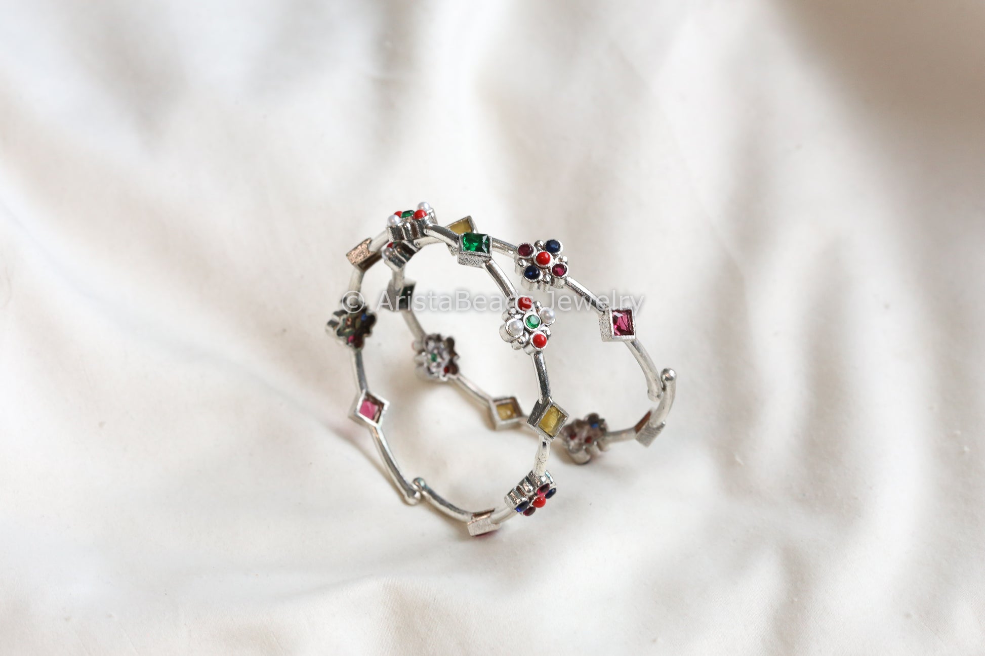 Openable Kemp Stone Bangle (ABJ-B101-4)