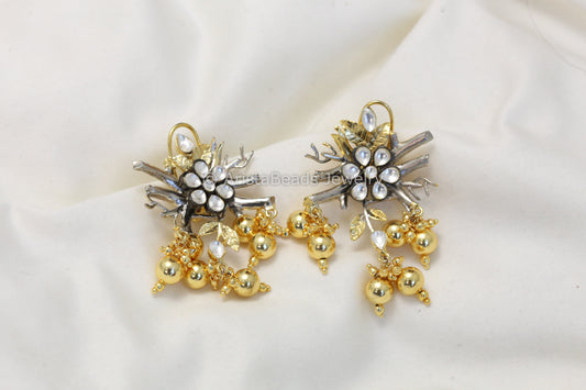 Contemporary Kundan Studs