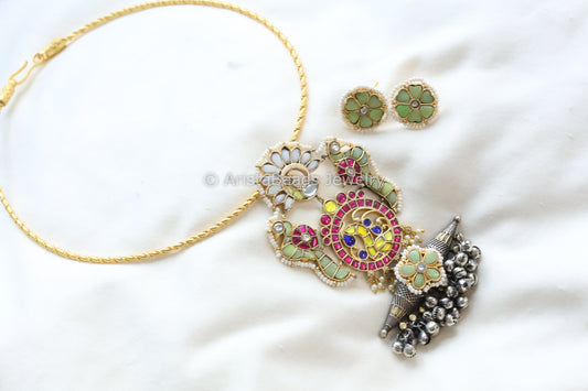 Sunehri Fusion Kundan Necklace (102-07)