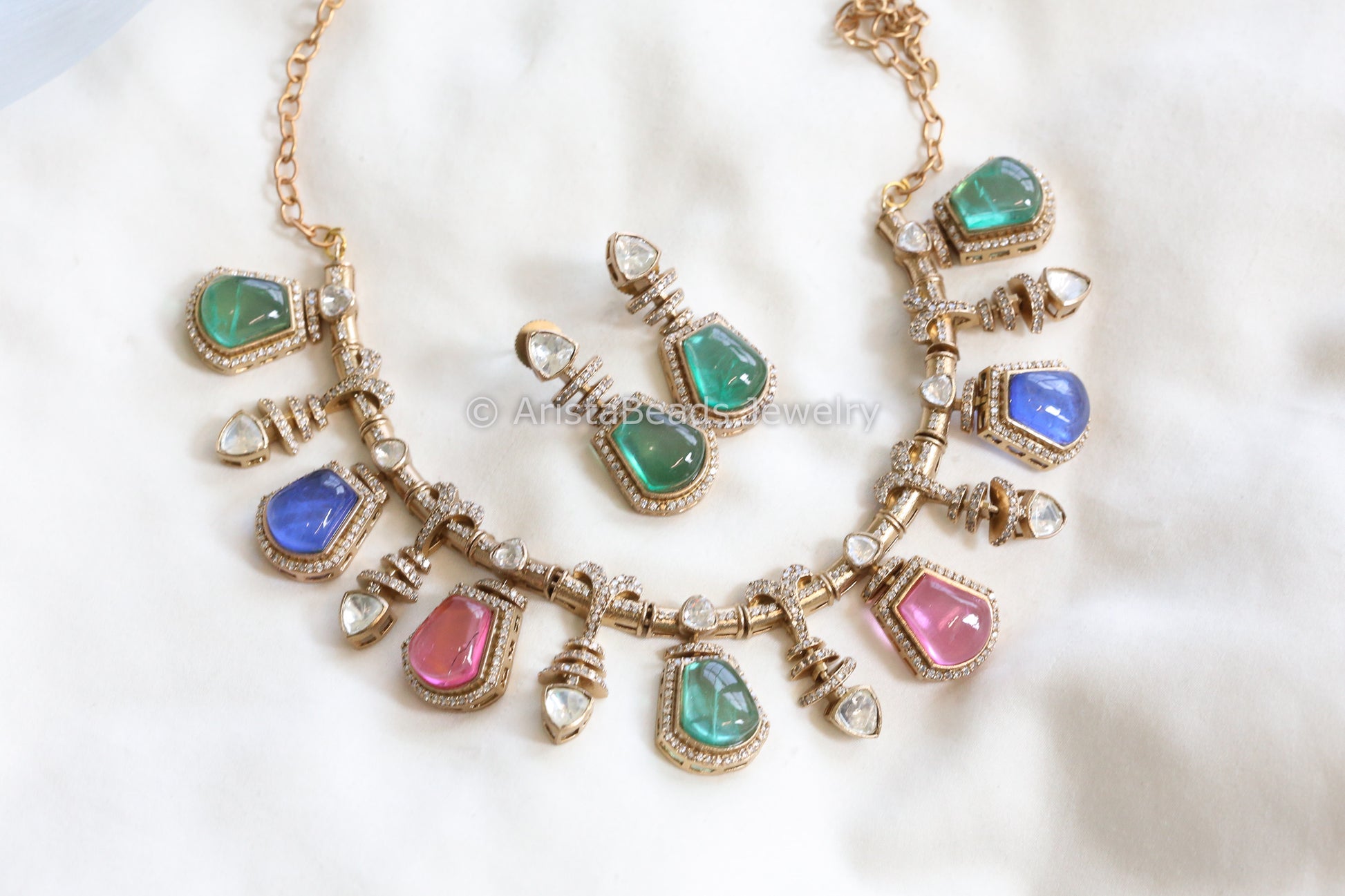 Premium Multi Doublet & Moissanites Set (102-19)