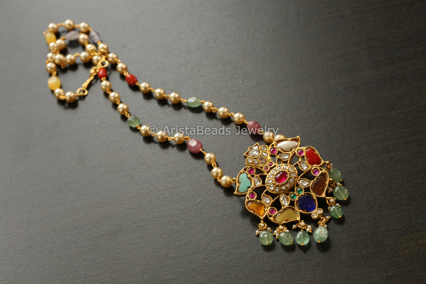 Navratna Jadau Mala Necklace (102-41)