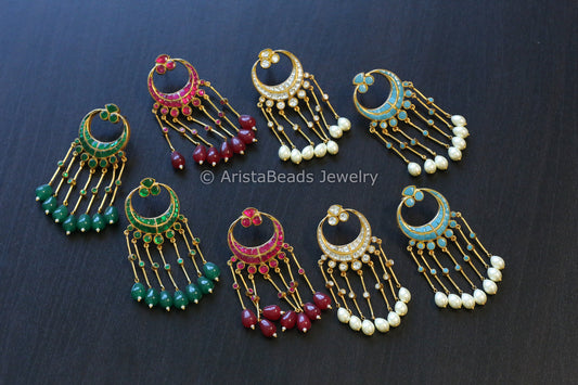 Designer Jadau Kundan Earrings (101-25)