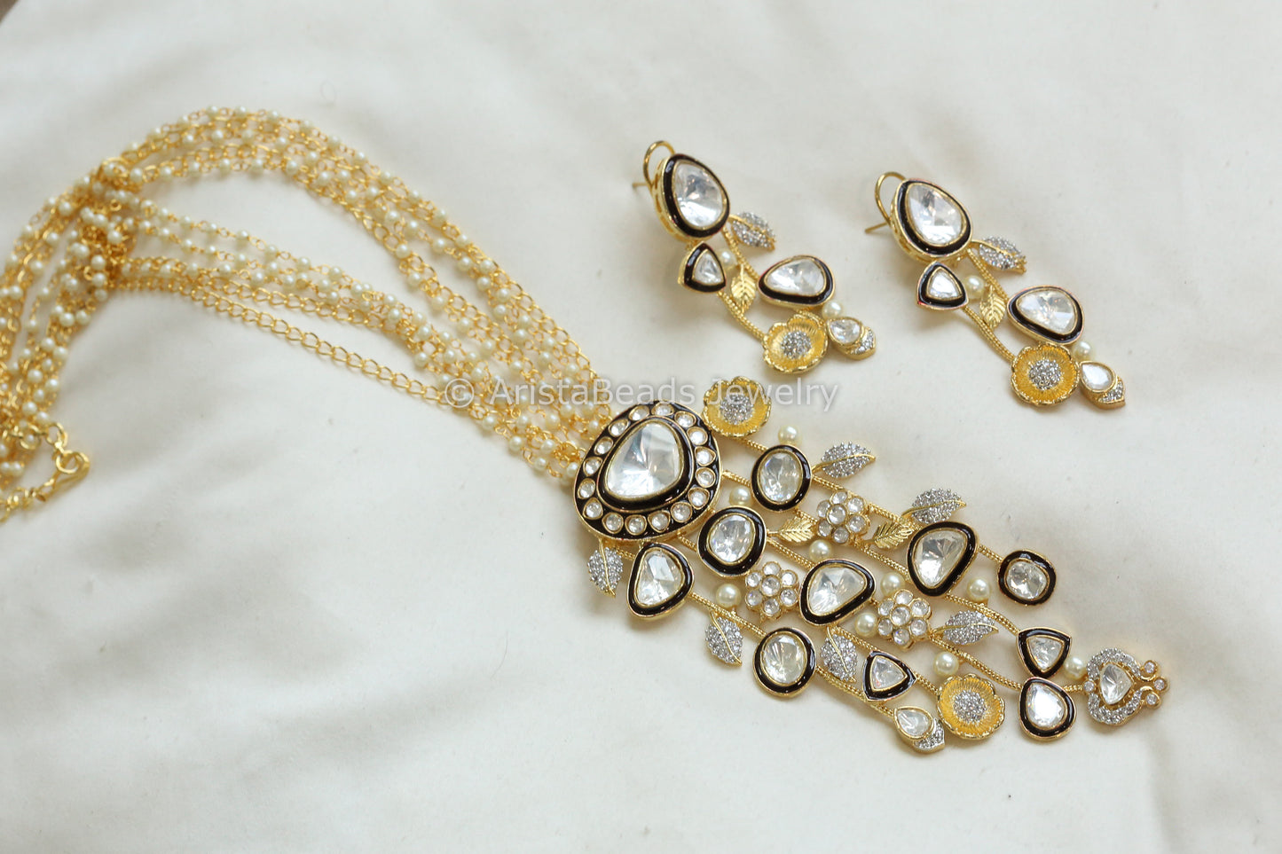 Premium Contemporary Uncut Kundan Set (103-20)