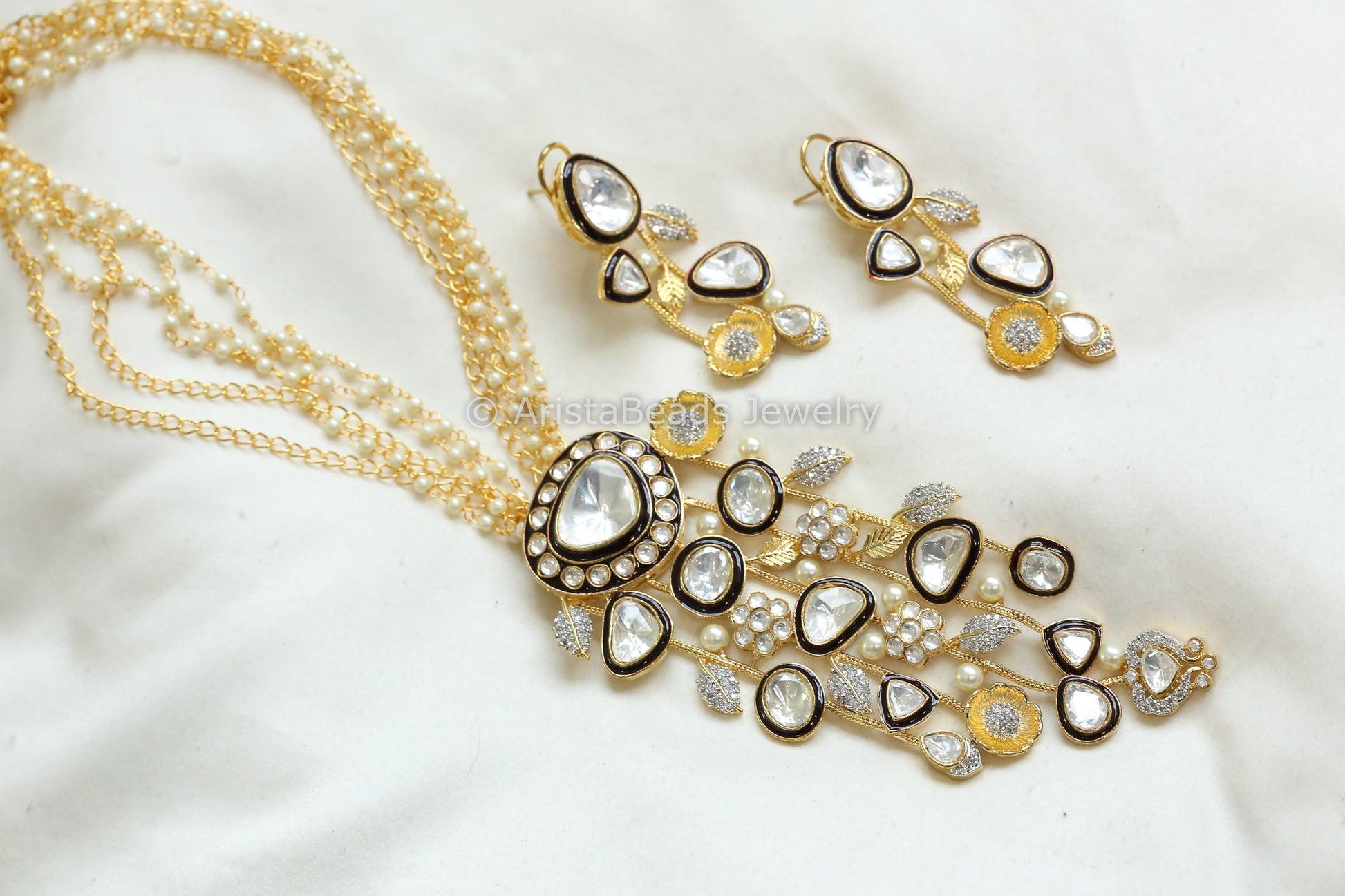 Premium Contemporary Uncut Kundan Set (103-20)