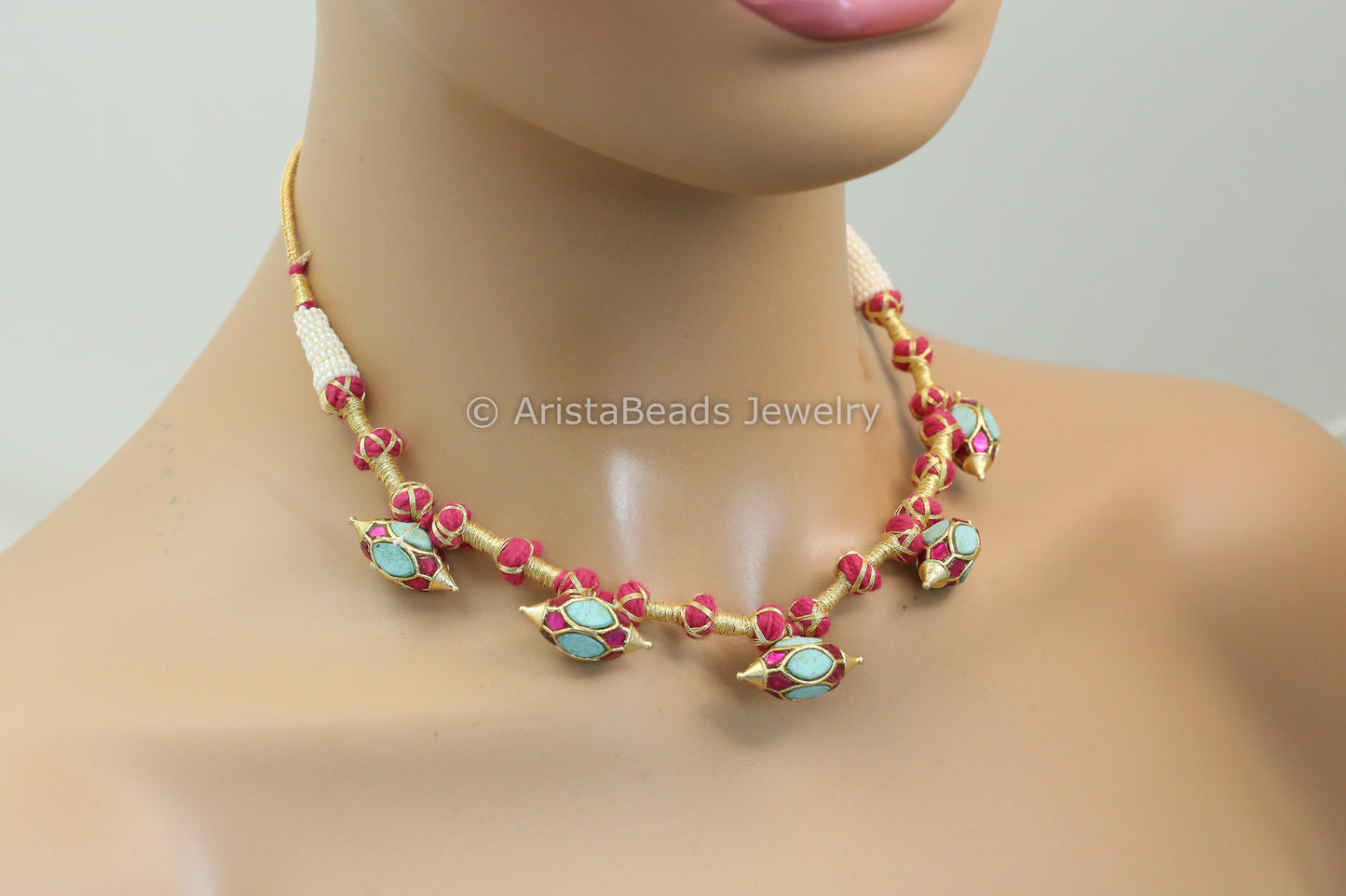 Jodha Jadau Kundan Dholki Set (102-57)