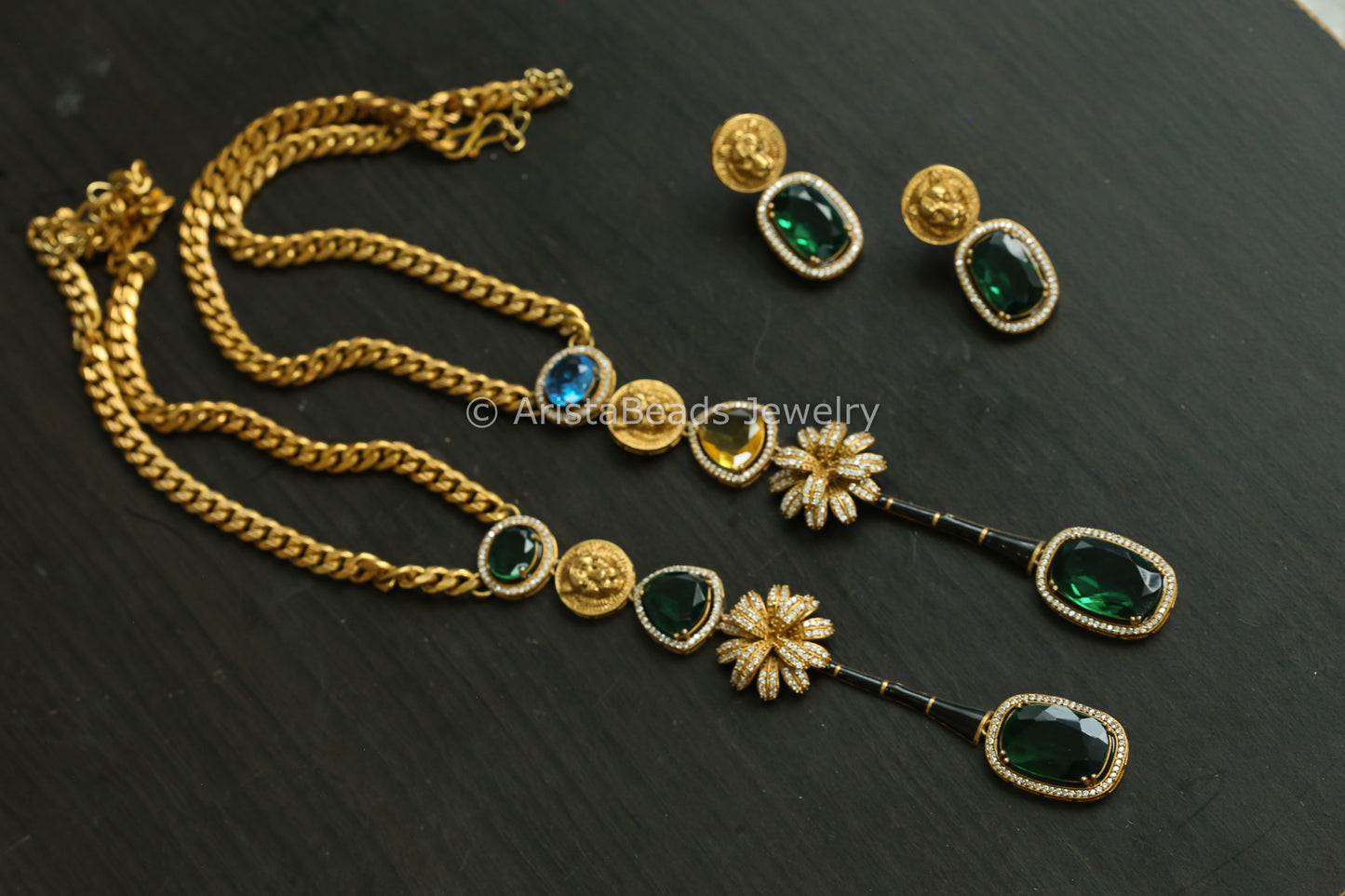 Kareena Doublet Necklace Set (ABJ-N101-54)