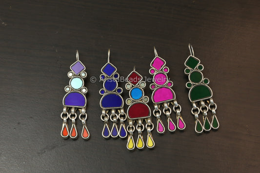 Real Glass Earrings