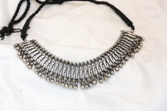 Silver Look Alike Necklace - ABJ-N101