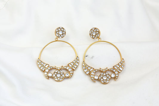 Contemporary Designer Jadau Baali Earrings (101-34)