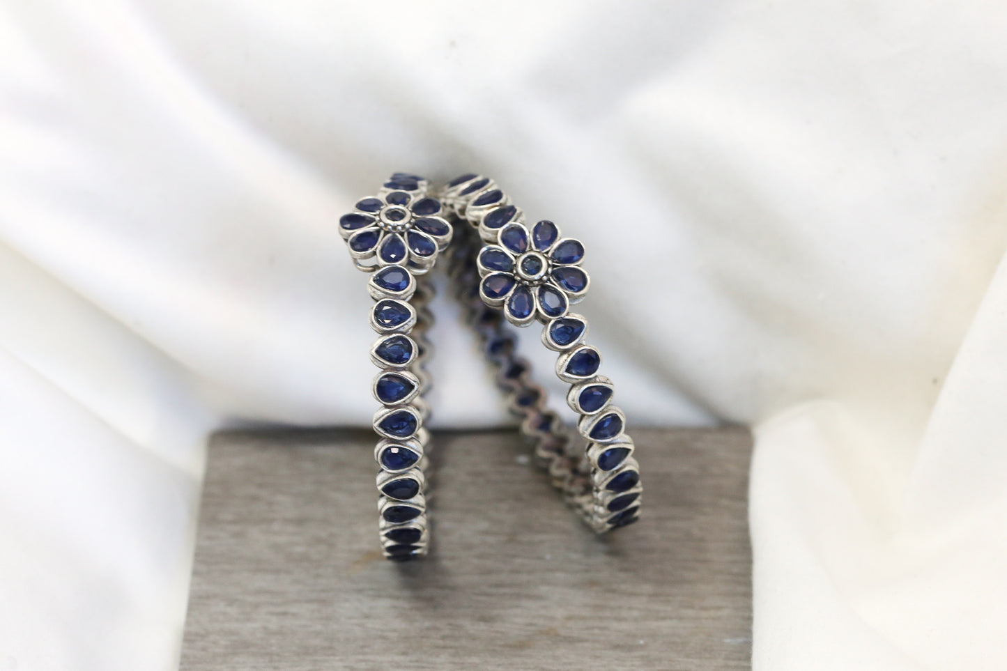 Kemp Bangle Set (2.4) - Blue
