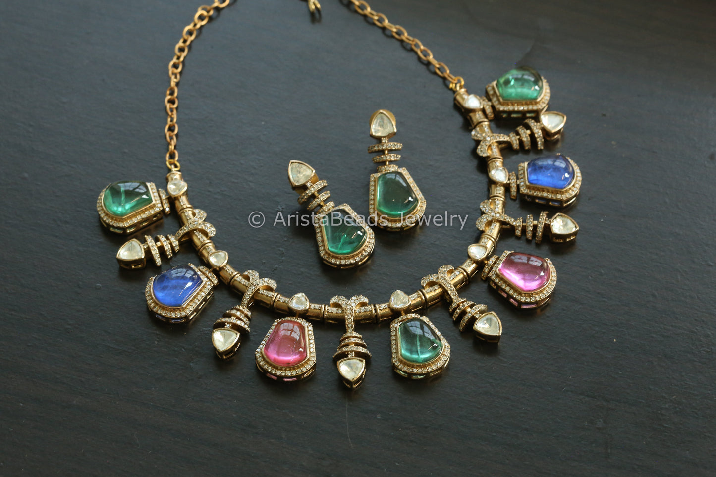Premium Multi Doublet & Moissanites Set (102-19)