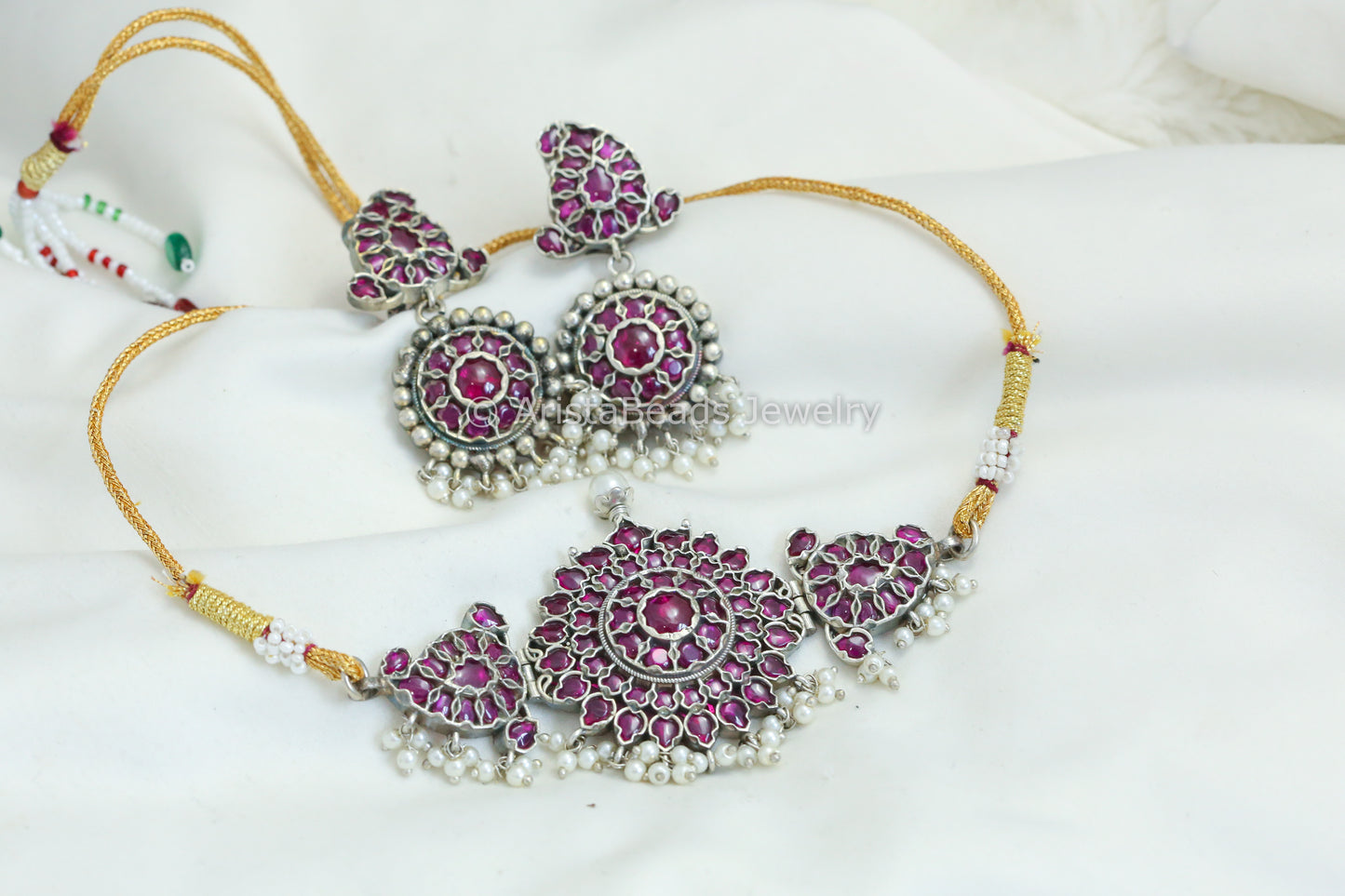 Ruby Kemp Choker Set