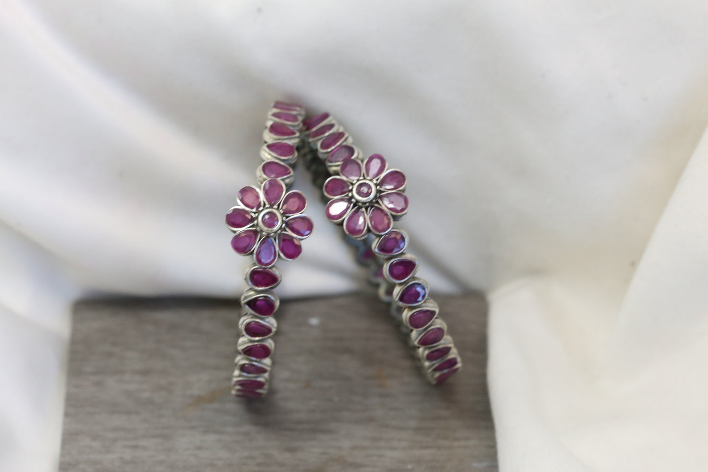 Kemp Bangle Set (2.4) - Ruby