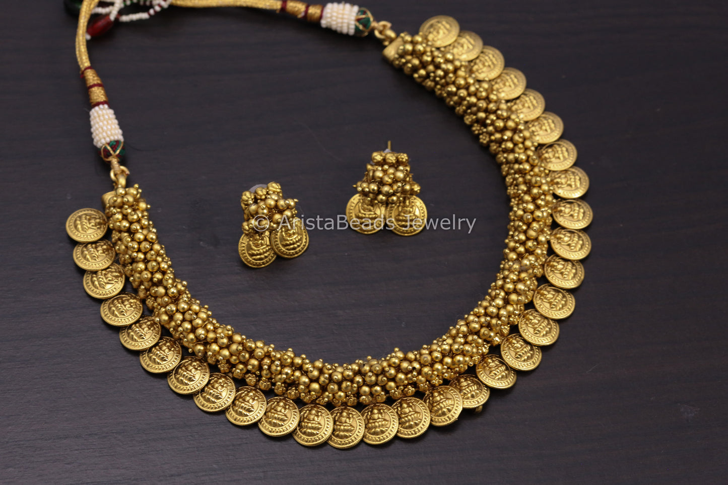 Lakshmi Coin Necklace Set