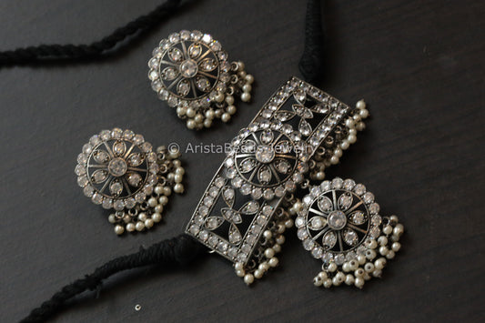 Small Clear CZ Choker Set