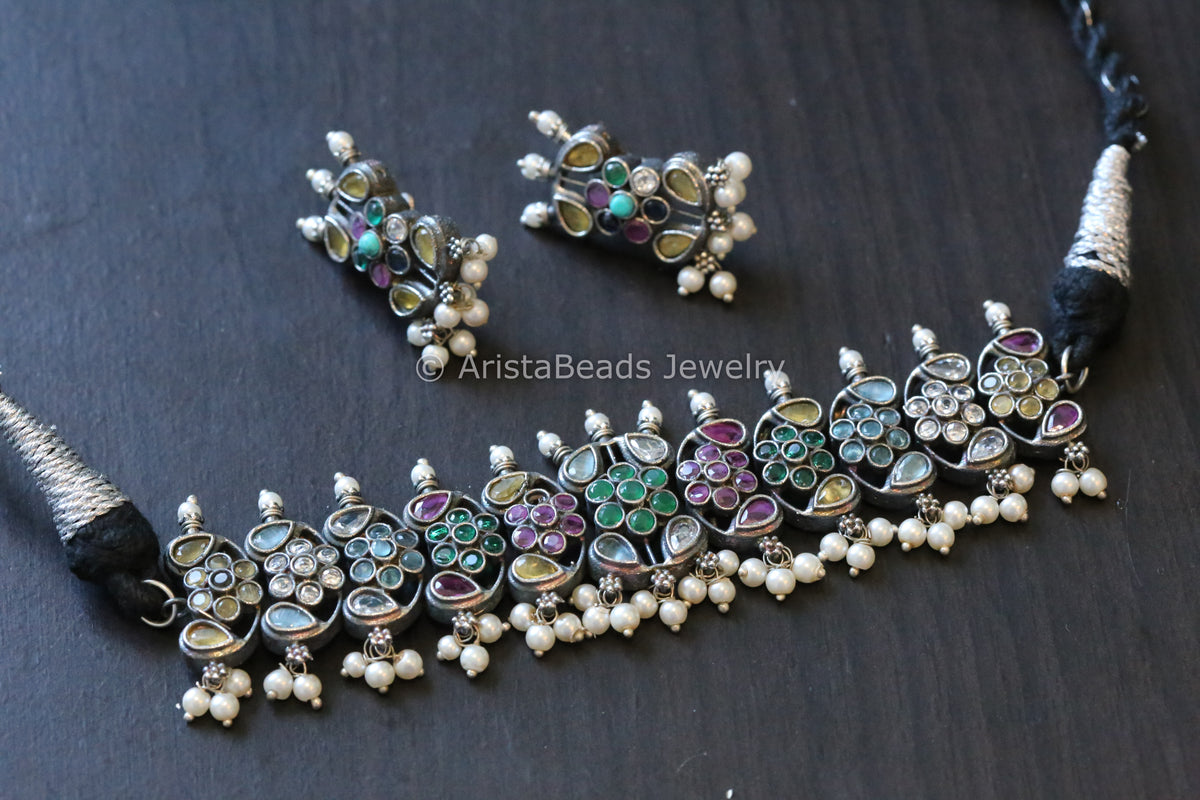 Navratan Choker Set