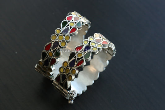 Real Glass Bangle set - Multicolor  (2.6/2.8)
