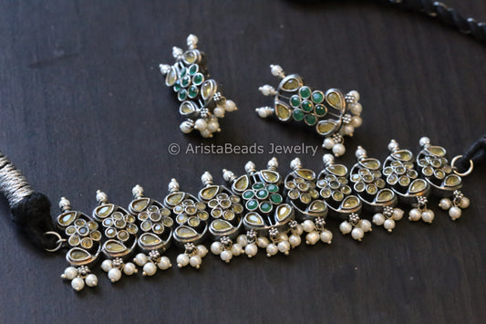 Yellow Green Choker Set