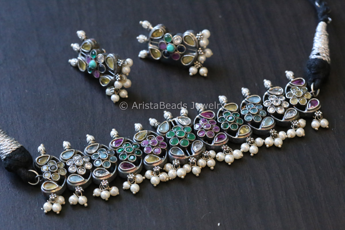 Navratan Choker Set