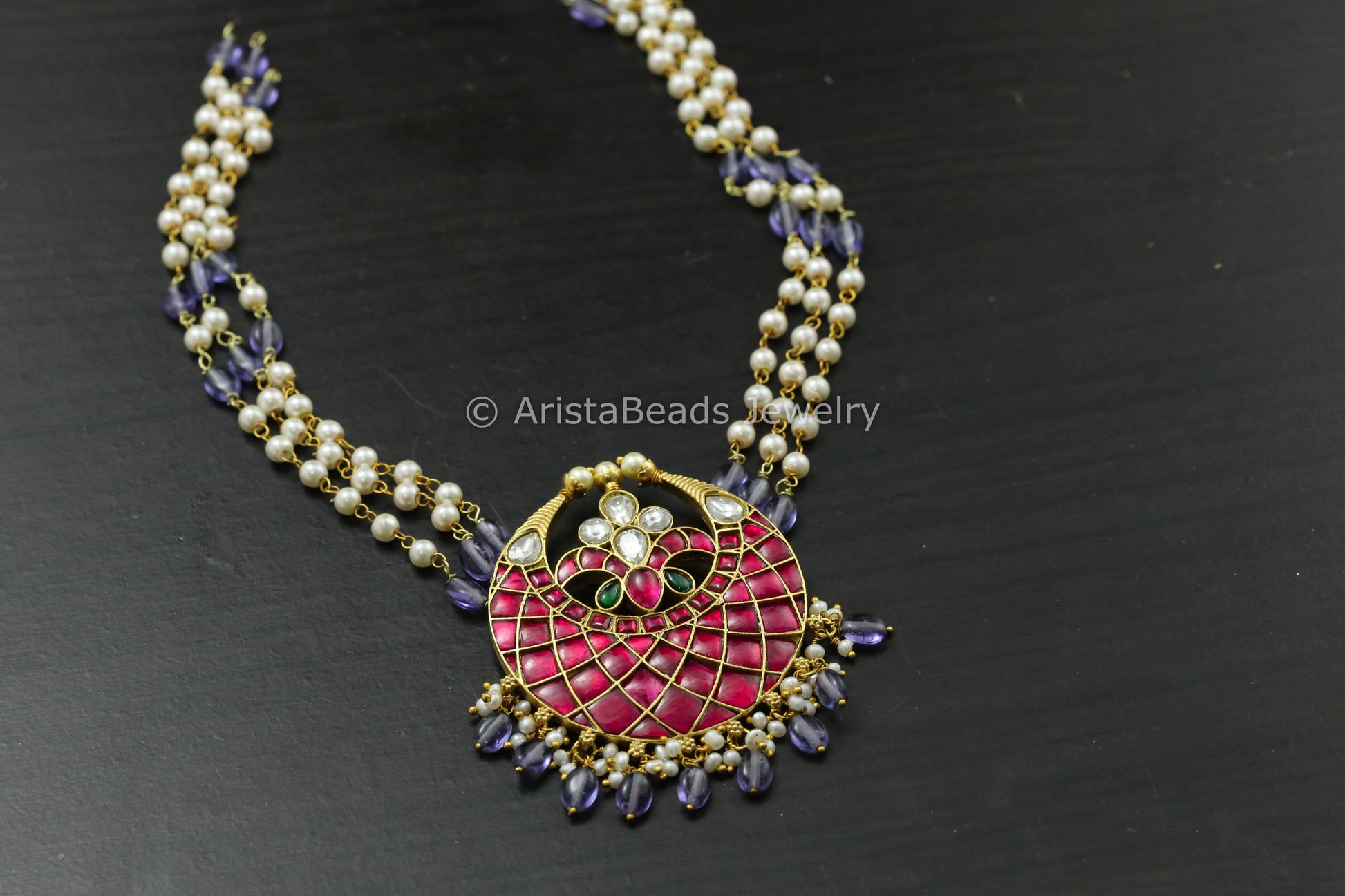 One Of A Kind Jadau Kundan Necklace
