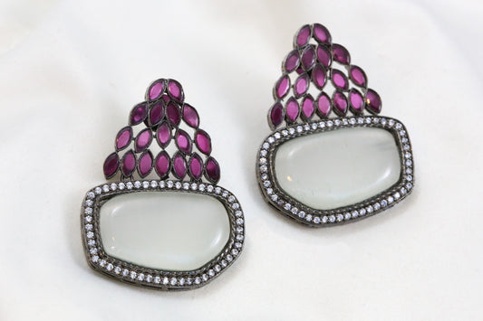 Victorian Gray Earrings