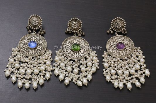 Long 925 Silver Polish Earrings