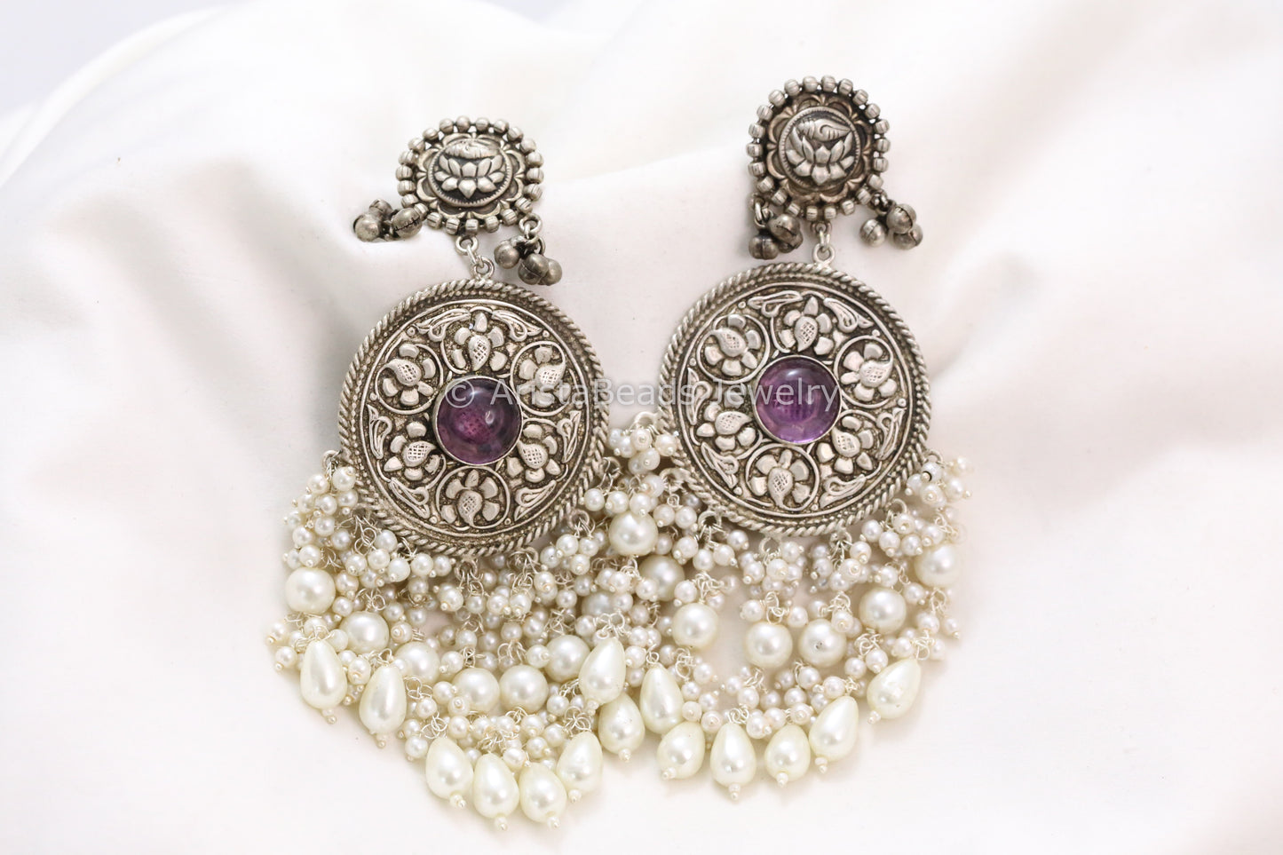 Long 925 Silver Polish Earrings