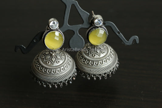 Yellow Stone Jhumka