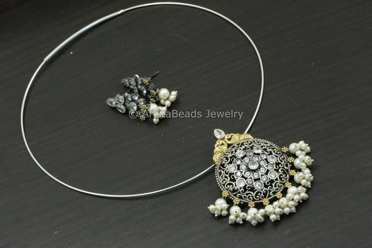 Silver Look Hasli Set - Clear