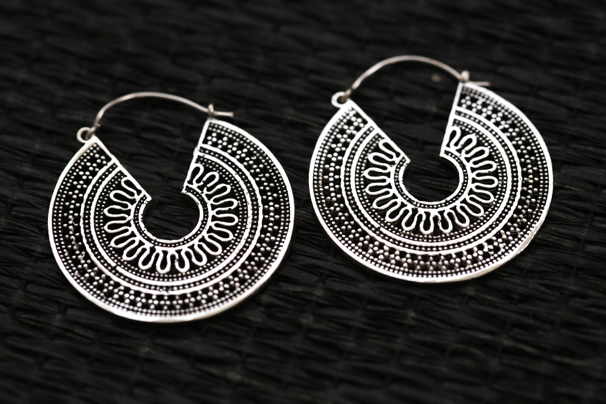 Tribal Brass Earrings
