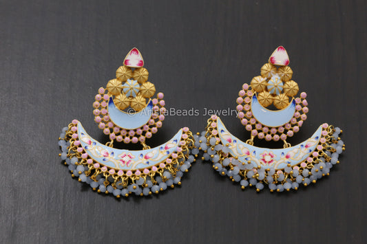 Enamel Chandbaali- Colors Available