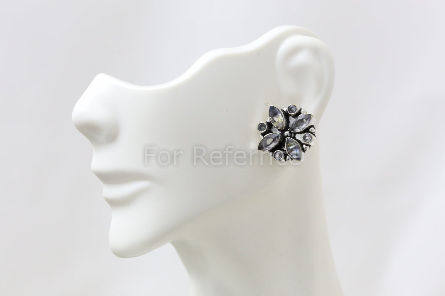 Cute Blue CZ Studs