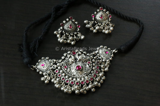 Kolhapuri Choker - Ruby