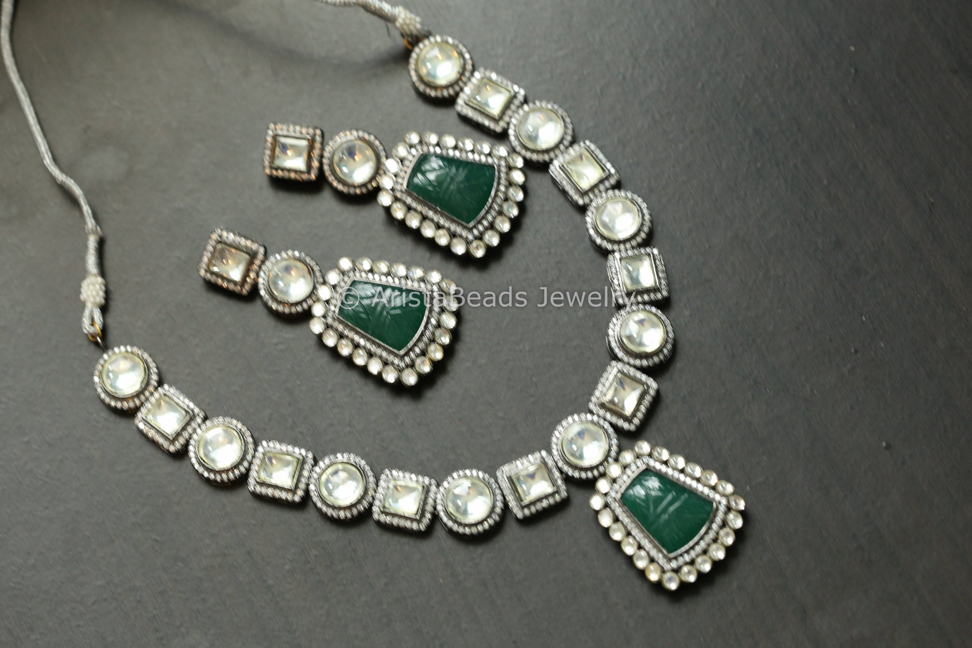 Polki Kundan Necklace Set