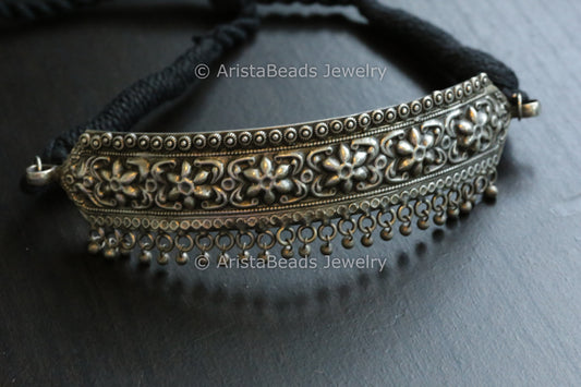 Jaipuri Silver Replica Choker